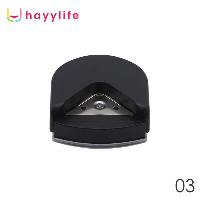 

HAYYLIFE Round Corner Cutter-Pemotong Kertas Pemotong Baja Sudut Bulat - Hitam