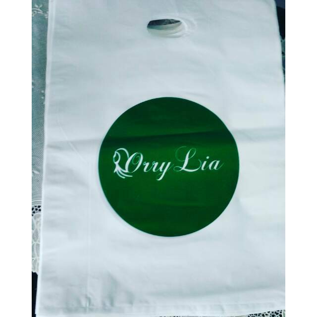 Tas plastik pond plong oval besar+sablon murah uk. 30×40 #Free desain REAL PICTURE CEPAT JADI