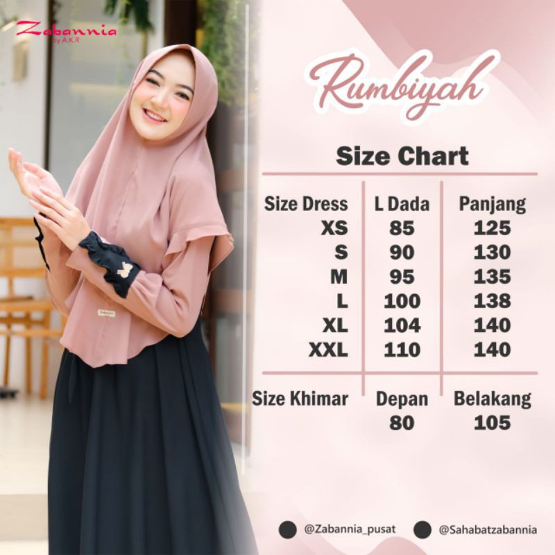 GAMIS RUMBIYAH ONLY DRESS ZABANNIA