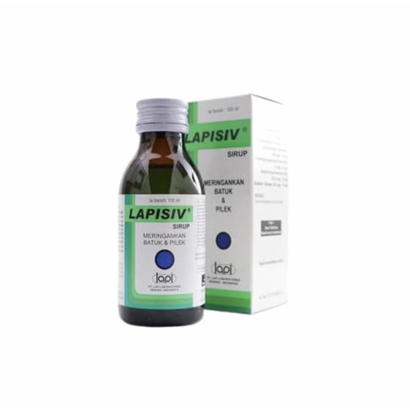 Lapisiv sirup 100 ml ( obat batuk kering &amp; berdahak )