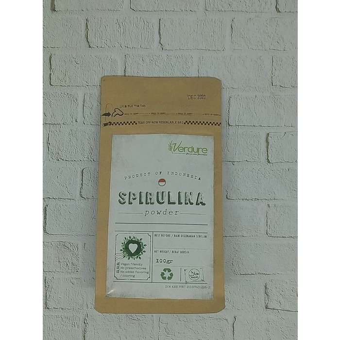 

Verdure Dried Spirulina (Flakes) - Food Grade 100 grams