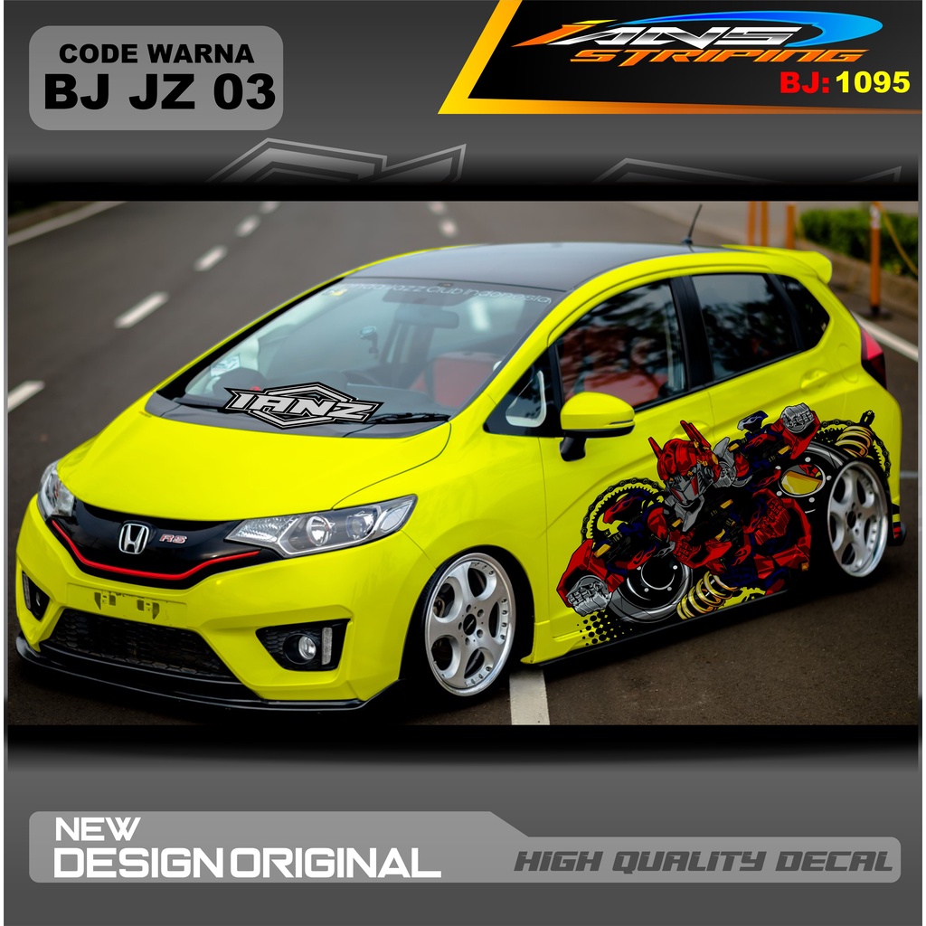 STIKER DECAL MOBIL JAZZ / STIKER MOBIL BRIO / DECAL STIKER MOBIL SWIFT / STIKER MOBIL TOYOTA / DECAL STICKER MOBIL / STIKER YARIS AYLA