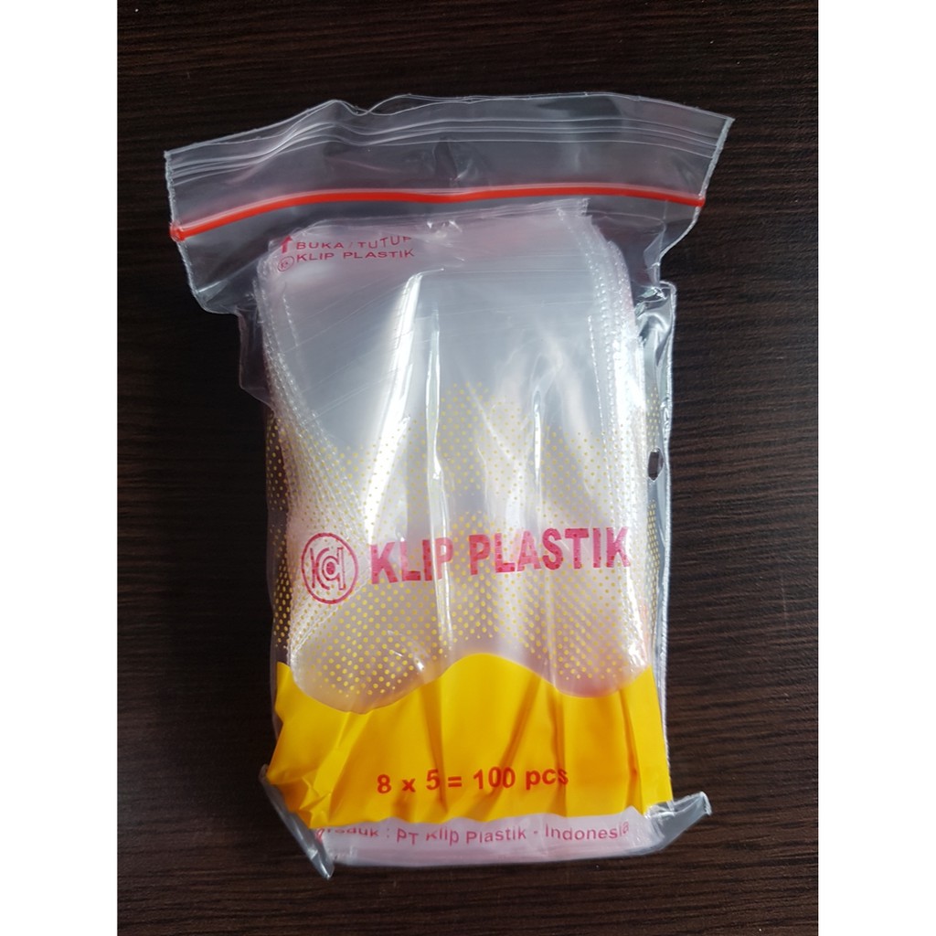 

Plastik Klip Polos 8x5cm