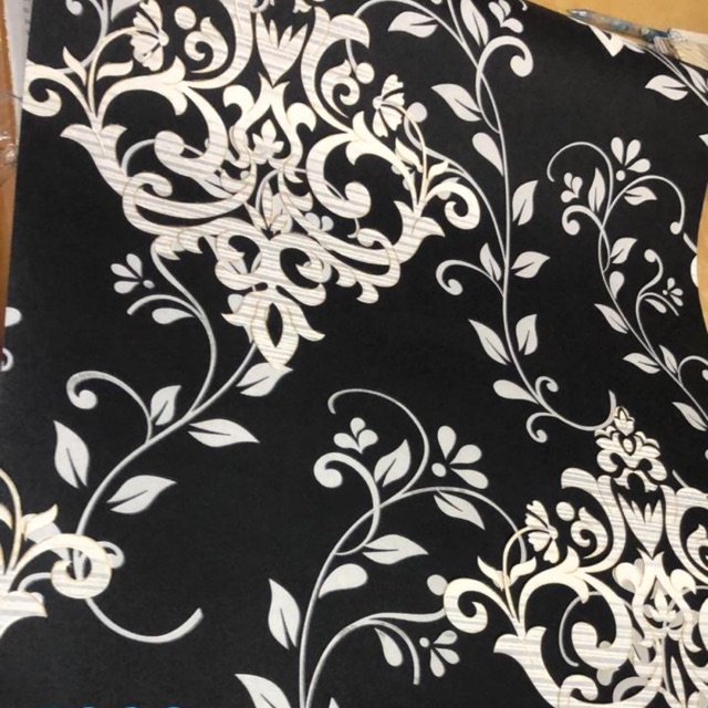 Wallpaper Dinding Motif Klasik Hitam Mewah Shopee Indonesia Wallpaper Dinding Motif Klasik Hitam Mewah Shopee Indonesia