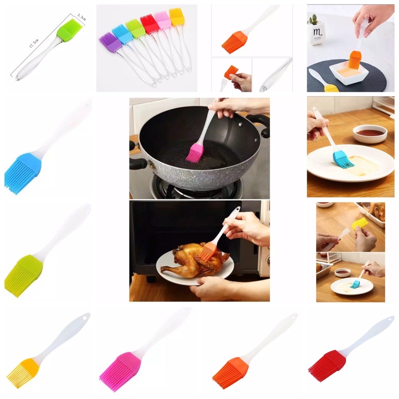 TERMURAH Kuas Mentega / Kuas Roti Silikon / Kuas Roti / Kuas saos / Saus / Kuas Makanan Silikon