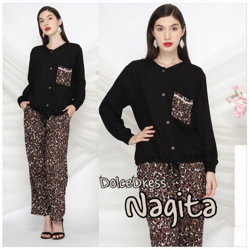 Setelan Nagita  Macan by dolce dress