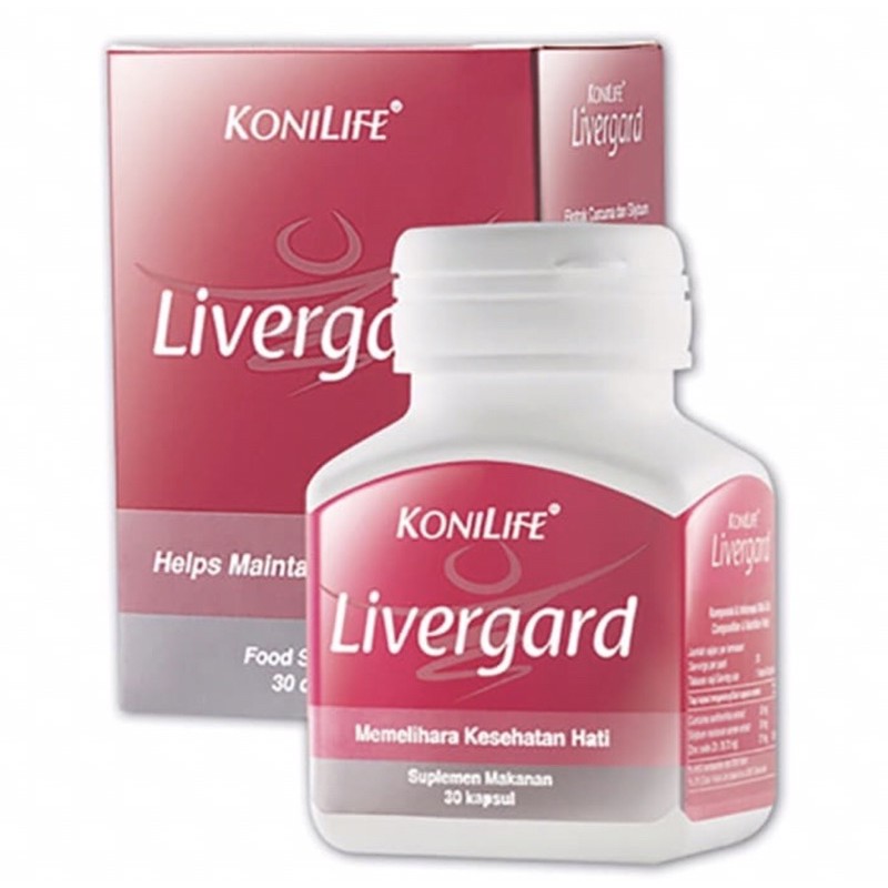 Konilife livergard 30 kapsul ( suplemen menjaga kesehatan hati )