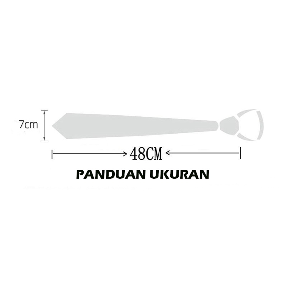 Dasi pria resleting lebar 7cm / Dasi langsung pakai / Bahan poliester