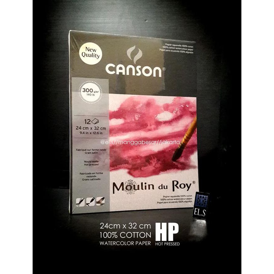 

Best Seller! Canson Moulin Du Roy Hot Pressed 24X32 Murah