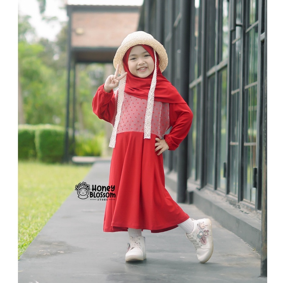 HONEYBLOSSOM baju muslim anak / baju muslim anak perempuan alesha series