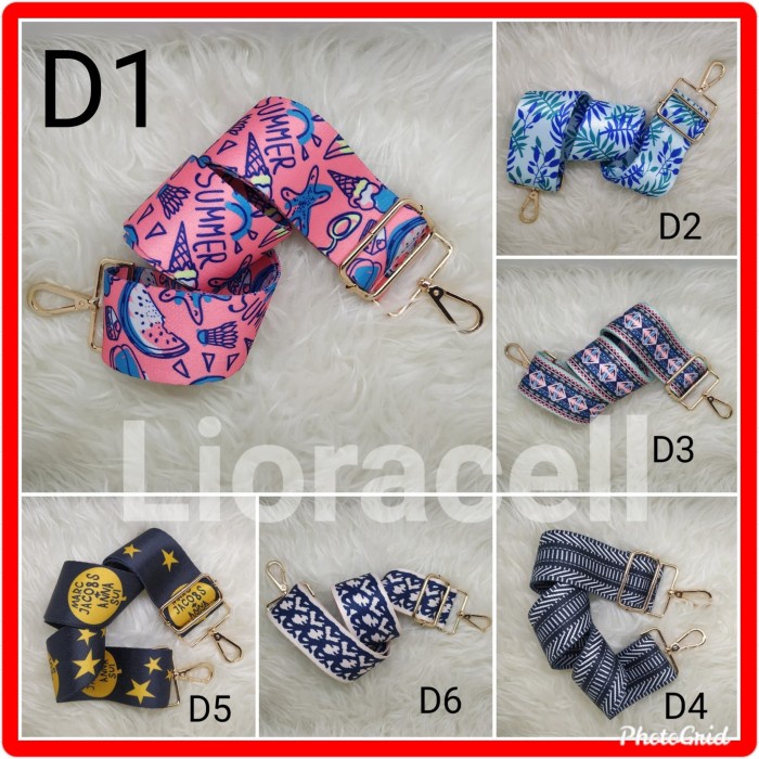 Trelaris strap bag motif import