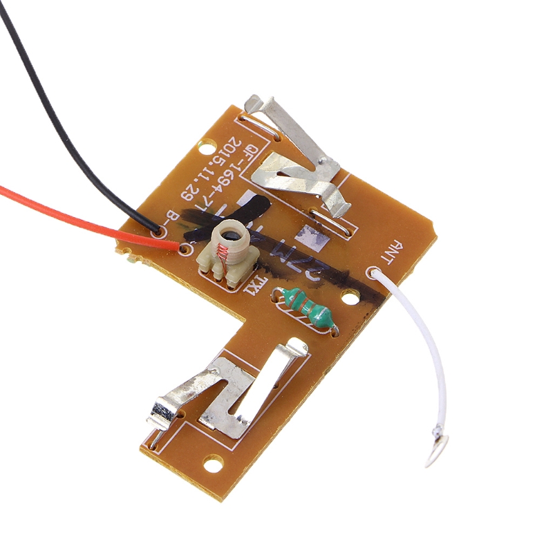 4CH 40MHz Remote Transmitter &amp; Receiver Board dengan Antena untuk Robot Mobil RC DIY