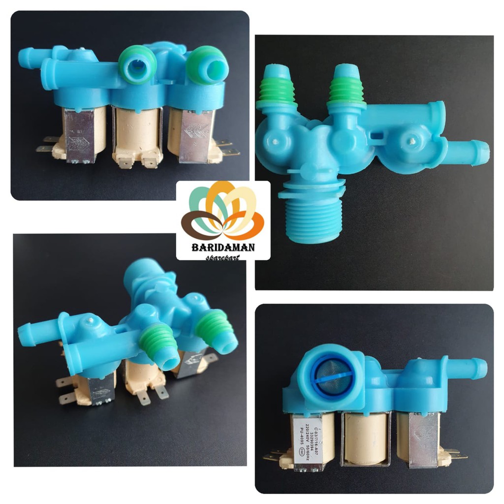 Selenoid Water Inlet Valve Cabang 3 Mesin Cuci Samsung DC62-00266E