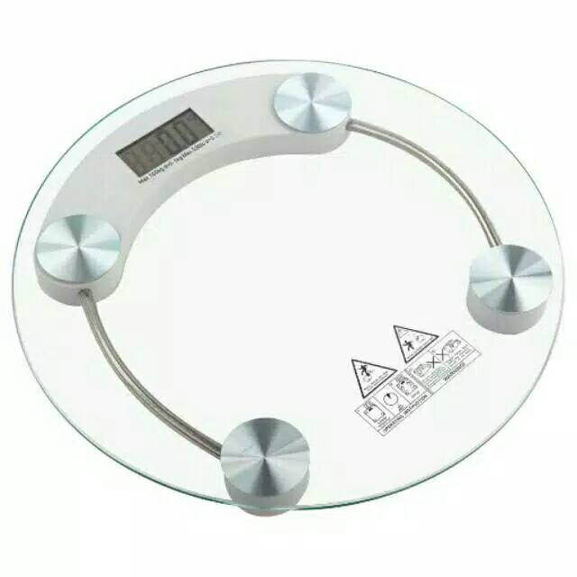 (bulat) TIMBANGAN BADAN DIGITAL BERAT MAKS 180 KG /  PERSONAL SCALE LED