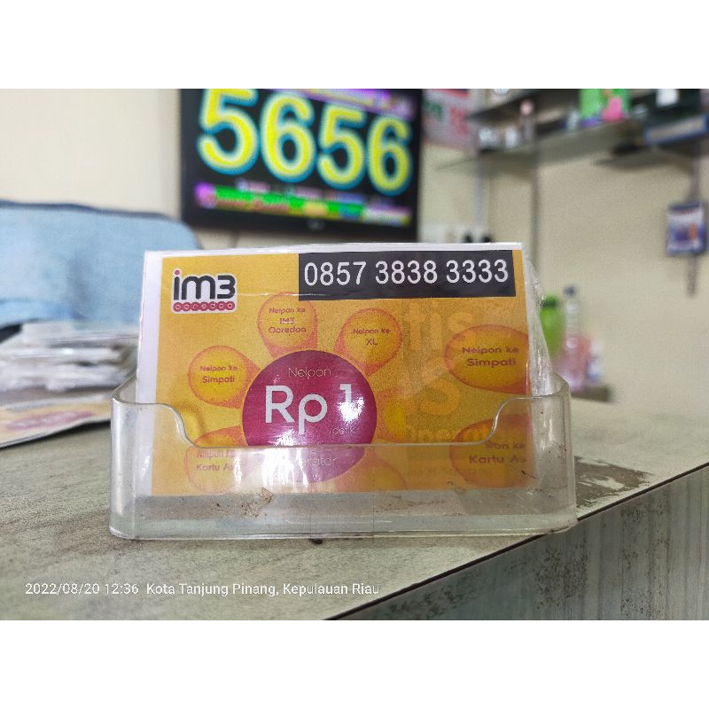 NOMOR CANTIK INDOSAT KWARTET 3838 3333