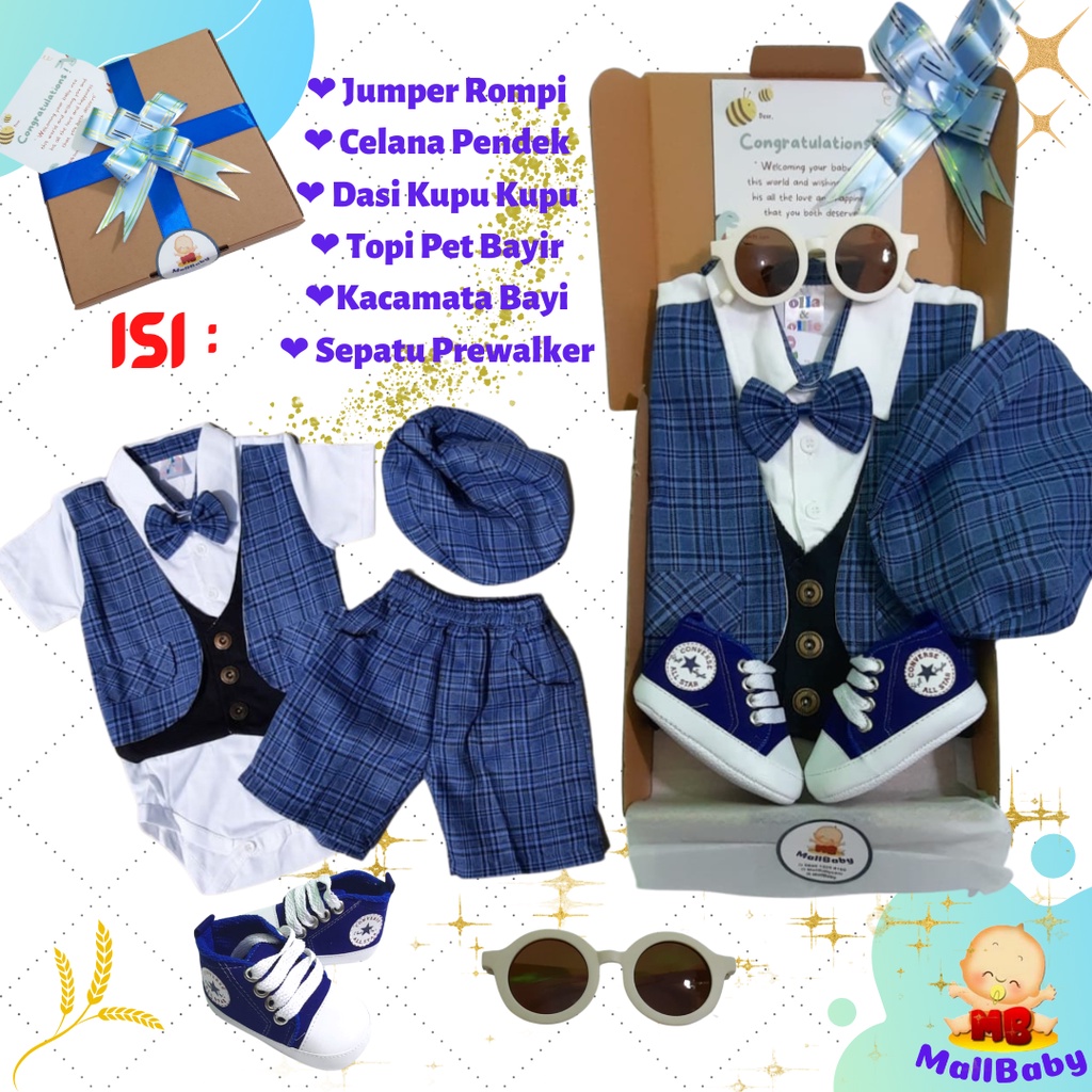 Hampers Bayi Laki Laki Kado Baby Boy Newborn Gift Parcel Murah Cowok