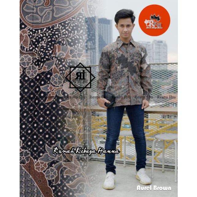 Kemeja Batik Pria Modern/Kemeja Pria/Batik Pria Modern/Batik Mewah/Batik Pria Pekalongan/Batik