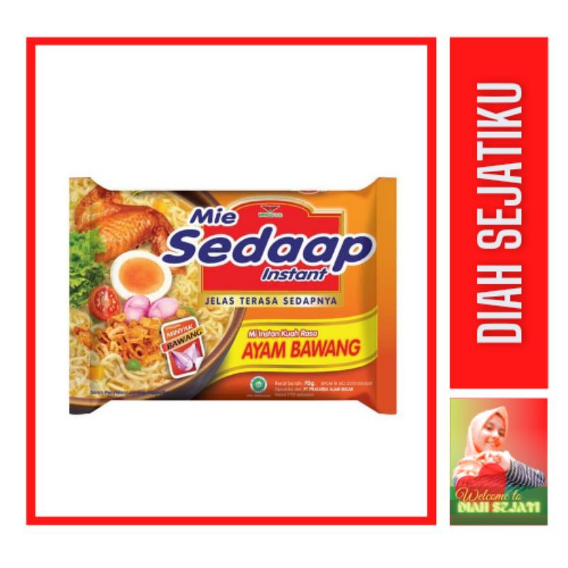 

DIAHMART Mie Sedaap Ayam Bawang 70gram
