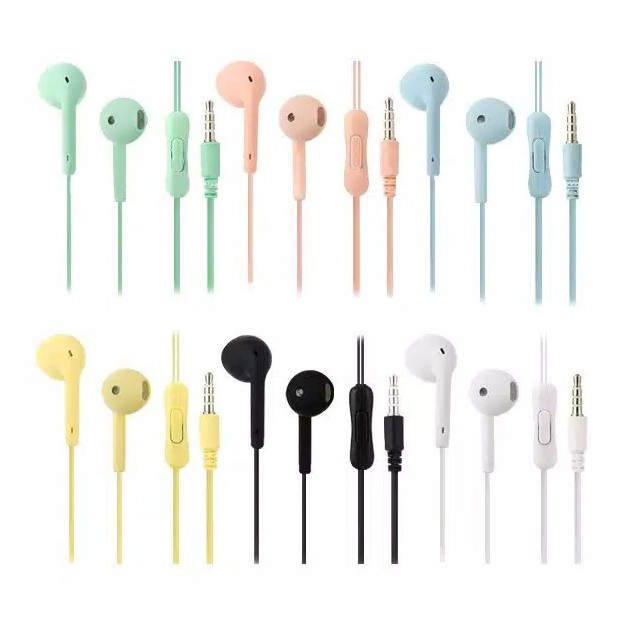 Headset Music Angel Macaron U19 Android Handsfree Earphone HIFI Sound Extra Bass Universal