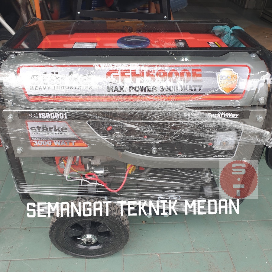 GFH5900E GENSET GENERATOR BENSIN TEMBAGA 3000 WATT STARKE GFH 5900 E