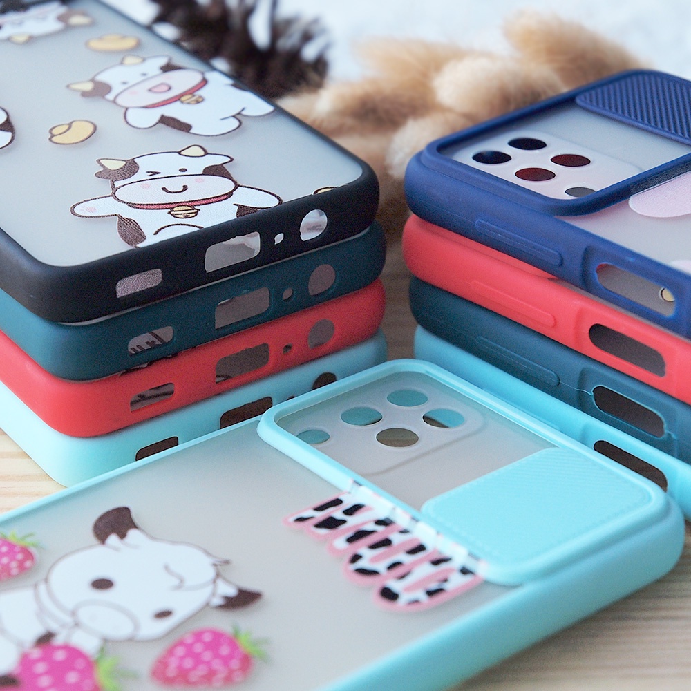 CASE SLIDE SAMSUNG A22 4G A01 CORE A02 A02S A20S A03S A10S A12 A30 A32 A51 A52 A71 J2 PRIME J7 RUBBER GAMBAR