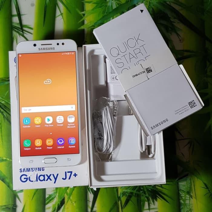 Handphone Second Samsung J7 Plus Ram 4 32 Gb Bekas Fullset Hp Bekas Shopee Indonesia