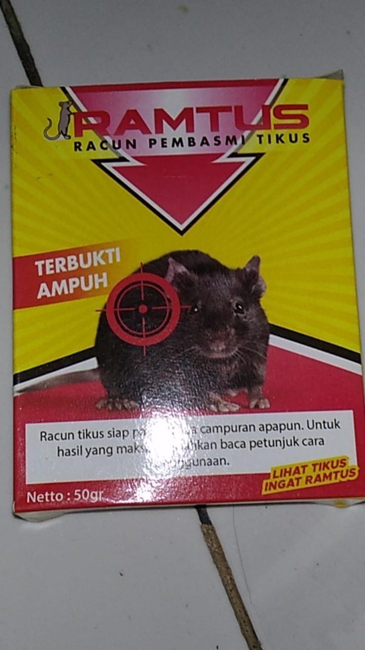 Obat Pembasmi Tikus Paling Ampuh Ramtus Racun Tikus Mati Kering Tidak Bau Racun Tikus Mobil 12 Pack