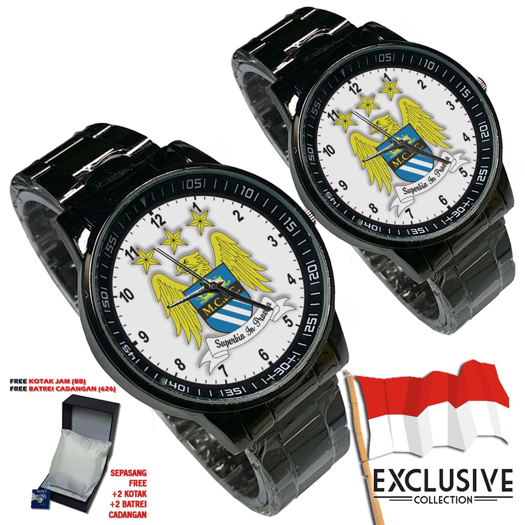 JAM TANGAN MANCHESTER CITY 1 COUPLE