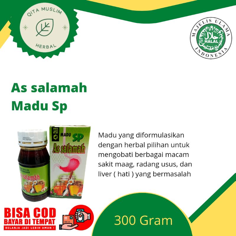 

Madu SP As-salamah ( Spesial Pencernaan ) 300 gram