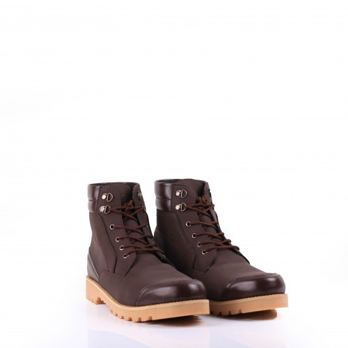 Sepatu Boots Safety Pria Leo Original Kulit Ujung Besi 39-43 Original SNK0287 Sepatu Touring Motor-4