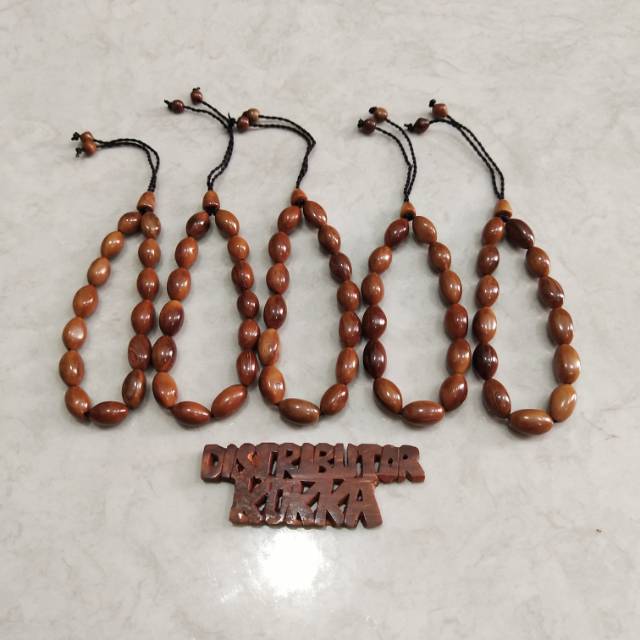 ( SUPER MURAH ) Grosir 5 pcs gelang kokka kaukah kaokah fukakah koka oval full coklat