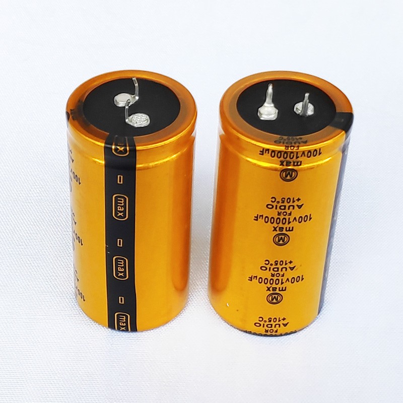 ELCO 10000UF 100V CAPASITOR 10000/100V MAX GOLD CONDENSER 10000UF100V KAPASITOR 10000/100V