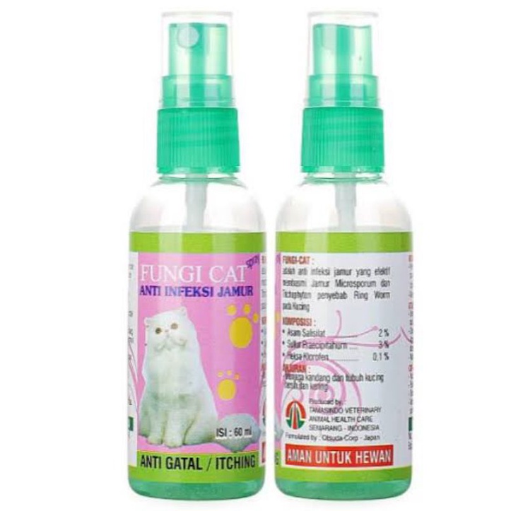 Fungi Cat Spray / Obat kucing / ANTI JAMUR / ANTI GATAL tamasindo