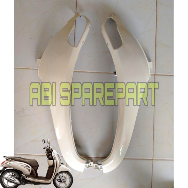 COVER SAYAP DEPAN KANAN KIRI SCOOPY FI 2015-2017 CREAM