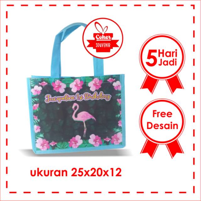 

Tas souvenir pesta ulang tahun custom