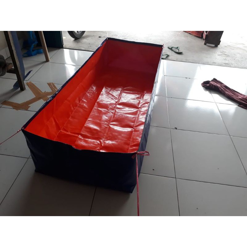 terpal kolam ikan TYPE A12 ukuran (140×50×30)