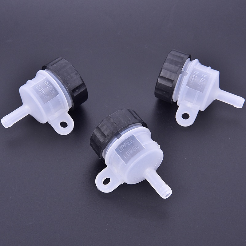 {LUCKID}Motorcycle Foot Rear Brake Master Cylinder Tank Oil Cup Fluid Bottle Reservoir