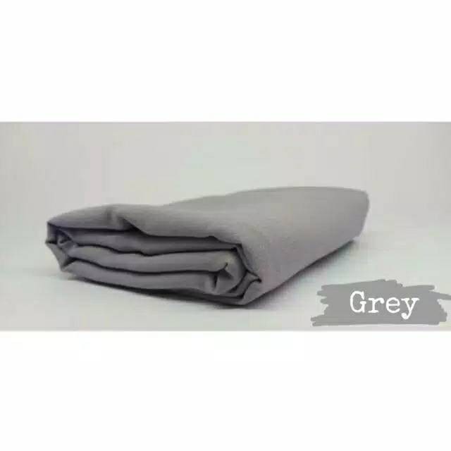 (BISA COD) BERGO INSTAN MARYAM BAHAN DIAMOND HIJAB JILBAB KERUDUNG MURAH-Bergo, Abu Tua/Grey