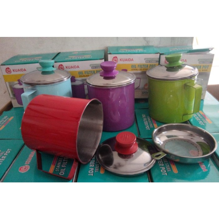 Oil pot saringan minyak / oilpot stainless