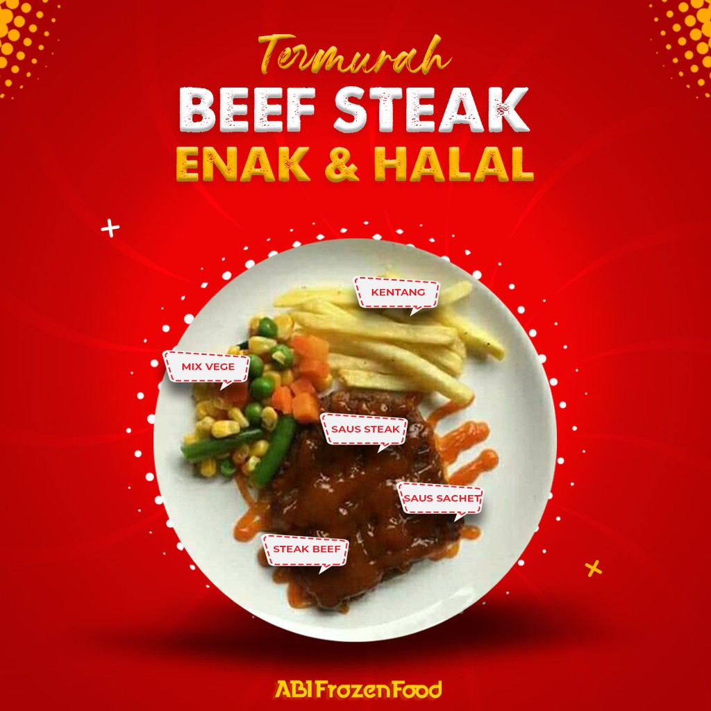 

Daging Beef Steak Frozen Makanan Beku Murah