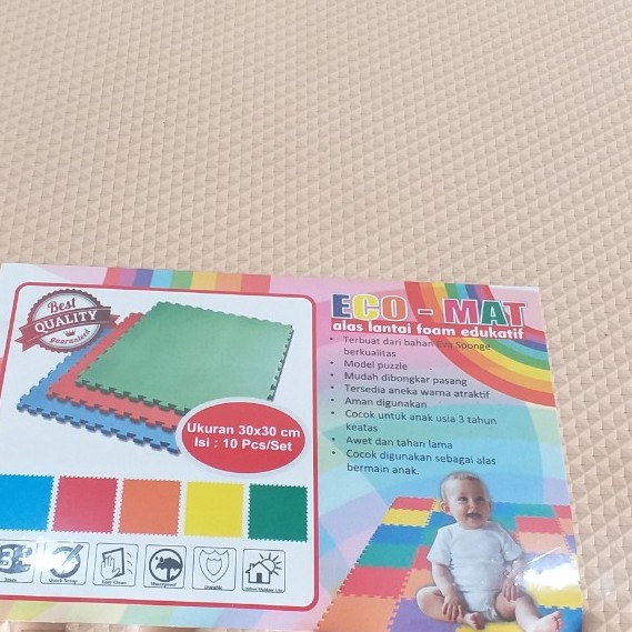 Termurah Eva Matras Polos Alas Lantai Lantai 25x25x0,5cm