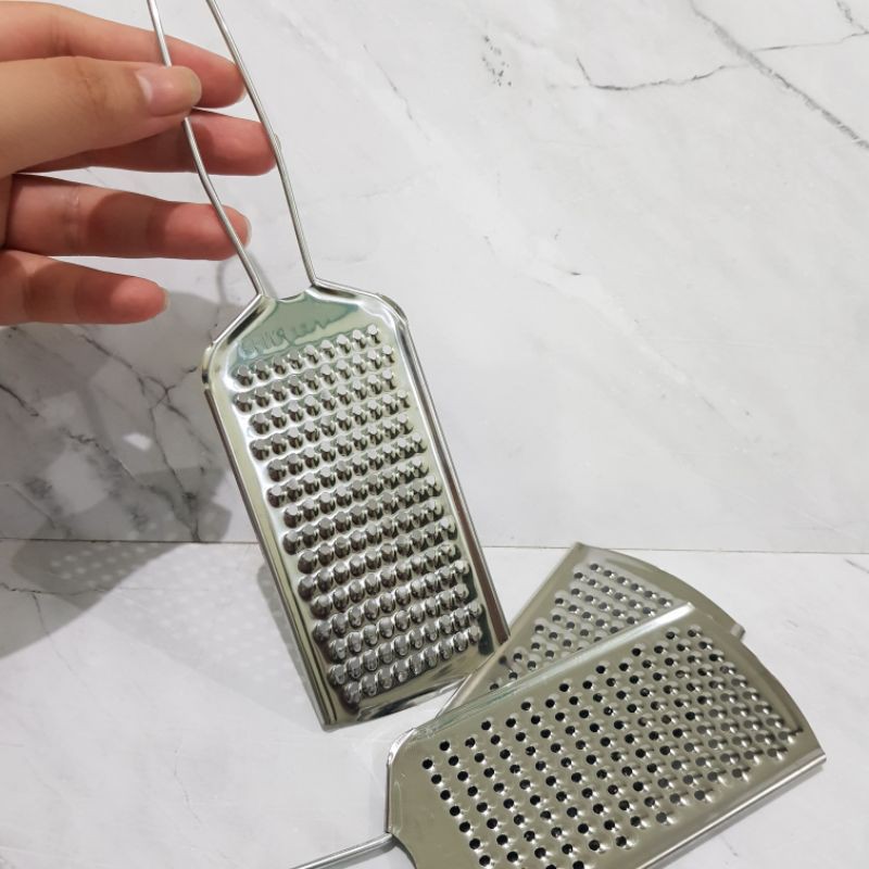 parutan keju Kentang Cheese Peeler Coklat pala Grater stainless