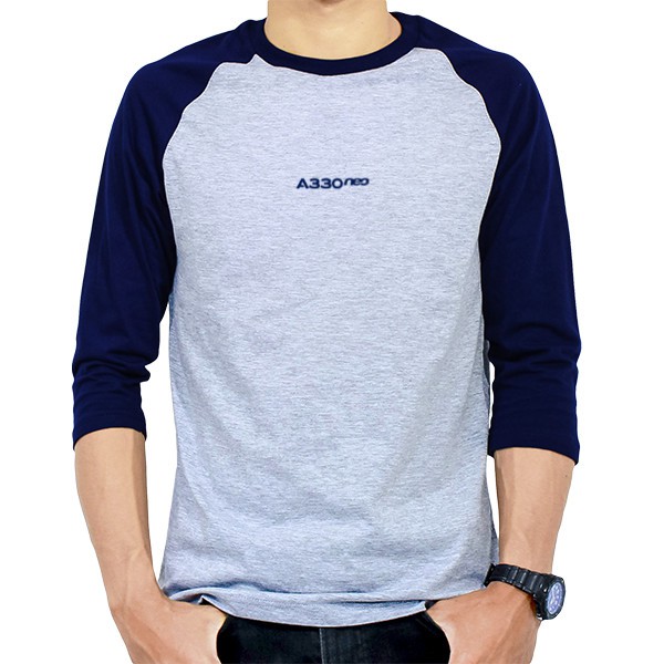 Kaos Raglan Lengan 3/4 - A330neo (Airbus)