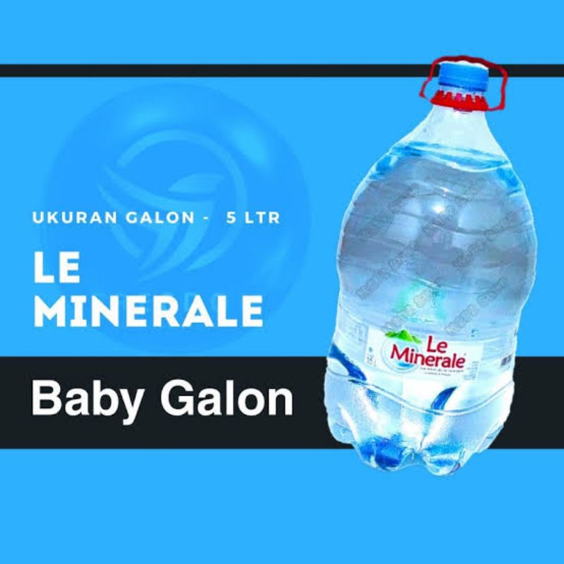 Le minerale galon 5 Liter