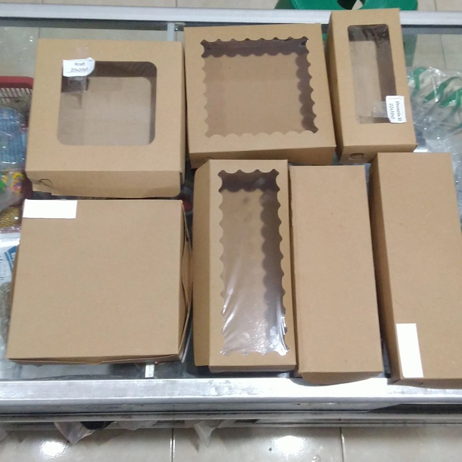 

box brownies kaca 22x10x5 MRK