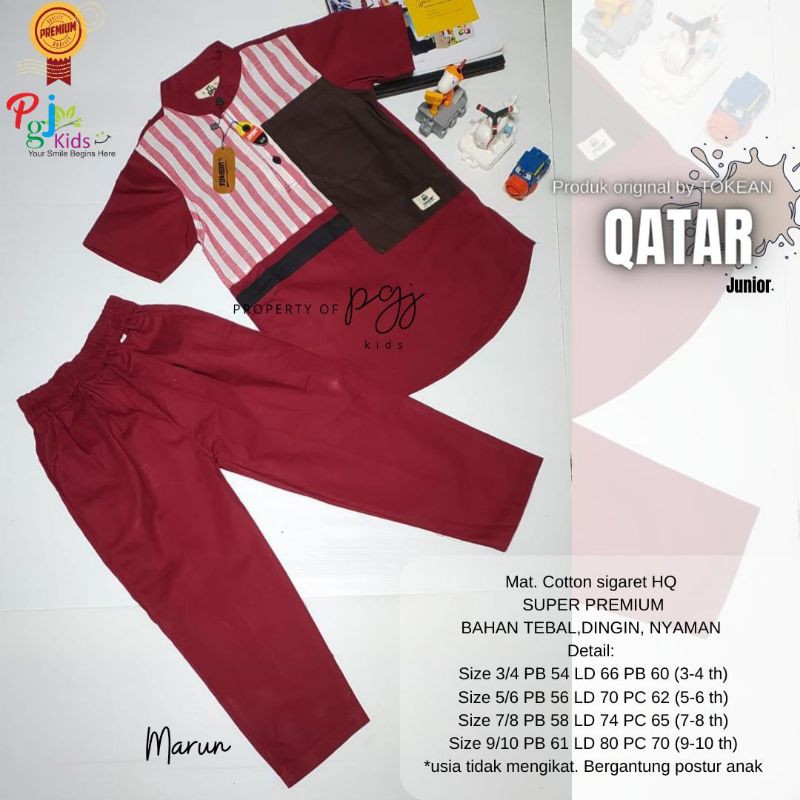 QATAR set koko anak by pgj kids