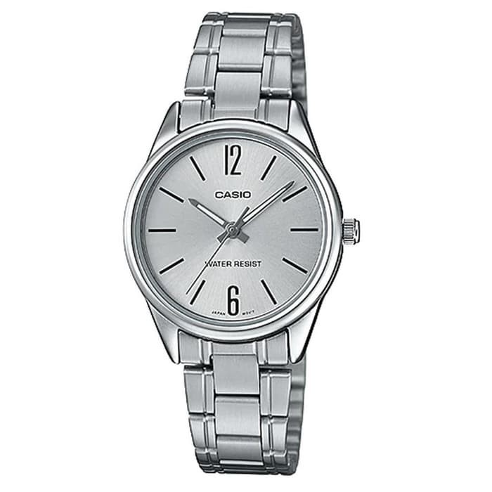 CASIO LTP-V005D-7BUDF - Jam Tangan Wanita - Silver Putih - LTPV005D CSA