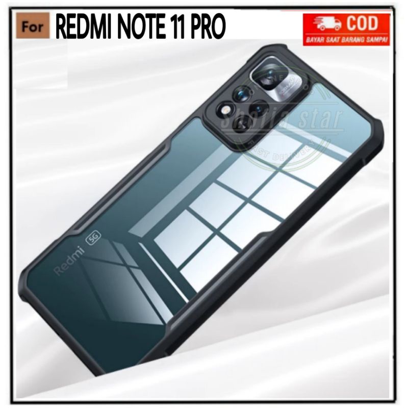 PROMO CASE  REDMI NOTE 11 PRO 4G 10 4G 10 PRO 10s  HARDCASE  SOCKPROOF ARMOR TRANSPARAN PROTECT CAMERA