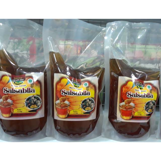 

Madu Randu Salsabila Madu Nektar Randu Al-Ghuroba Kemasan Pouch 1Kg ( Asli )