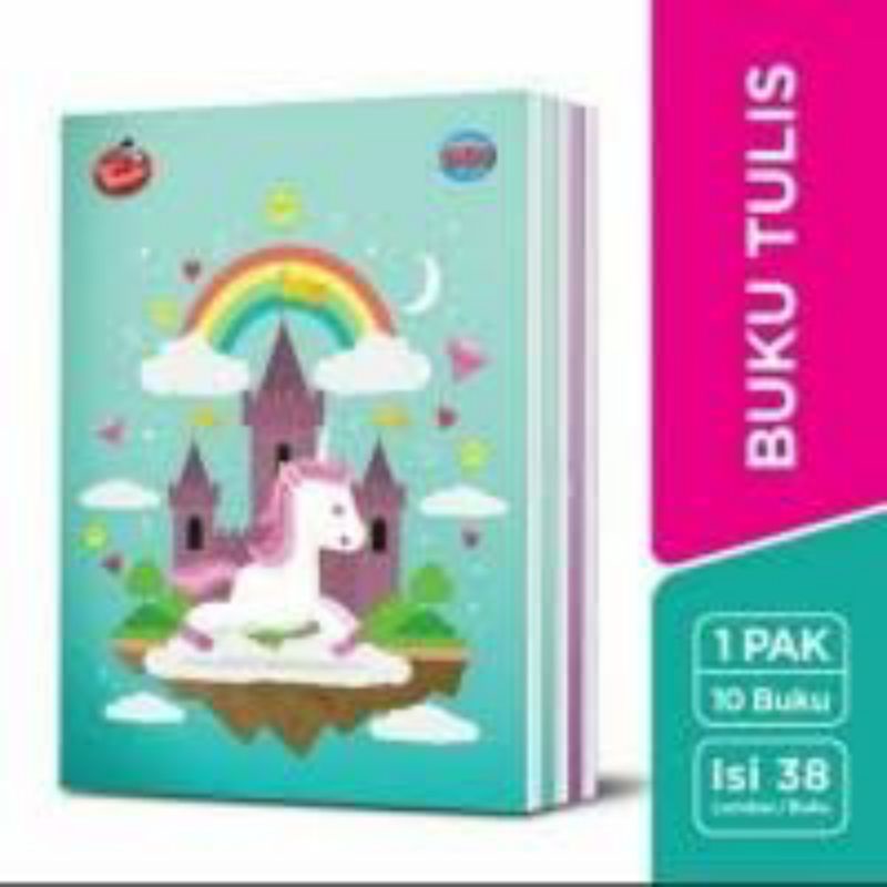 

Buku Tulis SIDU 38 (1Pack : 10Pcs) + Peking Kardus